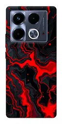 TPU чохол Demsky Black red marble для Infinix Note 40 4G