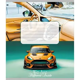 Зошит для школярів "Автосалон" Leader 012-590506K-4 у клітинку, 12 аркушів