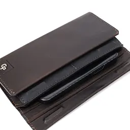 Шкіряний чоловічий гаманець GRANDE PELLE 10,5х20,3х2,5 см acs0026945 - мініатюра 6