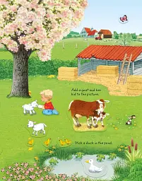 Poppy and Sam's Animals Sticker Book - мініатюра 8