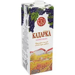 Вино столове КВЗ Кадарка Марінталь напівсолодке червоне 13% 1 л