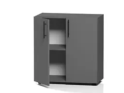Шафа для документів низька ОП-611 Orange-Line 700х347х750 Графіт - мініатюра 2