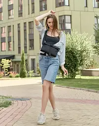 Сумка жіноча Sambag Dalas чорна 20 х 25 х 4 см (70301065) - мініатюра 5