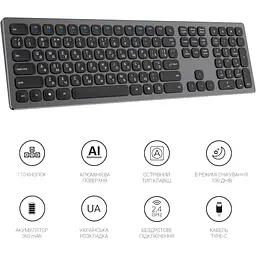 Клавіатура OfficePro SK1550B [128854] - мініатюра 8