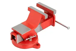 Тиски ручні поворотні слюсарні Intertool HT-0080 100 мм x 4.4кг економ - мініатюра 2