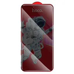 Захисне скло Hoco Guardian shield series full screen anti spy tempered glass set for iP17 Air (G15) Black - мініатюра 2