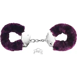 Хутряні наручники Lovetoy Fetish Pleasure Fluffy фіолетовий