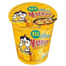 Рамен Buldak Ramen Гострий Курячий Сир в стакані 70 г - мініатюра 2