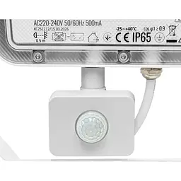 Світлодіодний прожектор Videx F5 100W з датчиком руху і освітленості White (VL-F5-100CW-S) [174688] - мініатюра 9