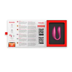Смарт вібратор для пар DOUBLE PLEASURE, колір: рожевий Oninder (Іспанія) Oninder O937690 103162 - мініатюра 3