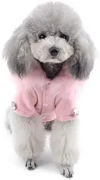 Пальто для собак Glamor Pink з хутряним коміром - мініатюра 5