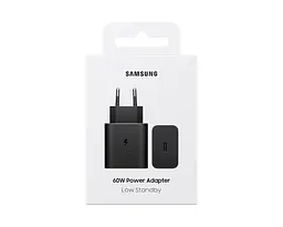 Samsung Зарядне пристрій мережевий Samsung 60Вт USB-С PD PPS, чорний - мініатюра 5