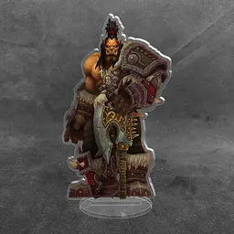 Акрилова колекційна фігурка World of Warcraft Гаррош Пекельний Крик 15 см - мініатюра 2