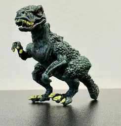 Фигурка Тираннозавр зеленый Dino Toys, твердая - миниатюра 2