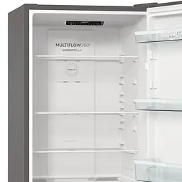 Холодильник з нижньою морозильною камерою Gorenje NRK6191ES4 сірий (NRK6191ES4) - мініатюра 10