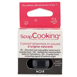 Харчовий барбник ScrapCooking натуральний чорний 3 г - мініатюра 2