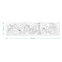 Розмальовка дитяча My Little Pony "Стильні подружки" 200187 70х16 см - мініатюра 4