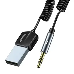 Bluetooth трансмітер Essager Lingfeng Bluetooth 5.0 Aux Adapter Car Wireless Receiver USB (EBT-LF01-P) - мініатюра 3