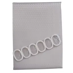 Шторка для ванної кімнати Eco Fabric Піка 180*180 см сірий (EF-1801-GR) - мініатюра 2