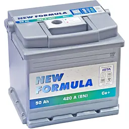 Акумулятор автомобільний NEW FORMULA 50Ah (+/-) 420EN (5502202210) - мініатюра 1