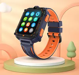 Дитячий годинник телефон Lemfo R8 на Android з 16GB пам'яті, дзвінками від сім карти, GPS, камерою, WhatsApp, TikTok, Google та функцією прослуховування Помаранчевий - мініатюра 7