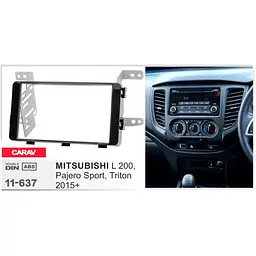 Перехідна рамка Mitsubishi L200, Pajero Sport Carav 11-637 - мініатюра 5