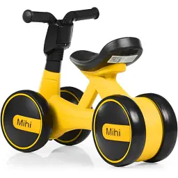 Толокар-мотоцикл Bambi M 4086-6 жовтий - мініатюра 2