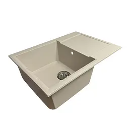 Кухонна мийка Adamant HORIZON MEDIUM avena 700x500x230 мм, з крилом 70 см