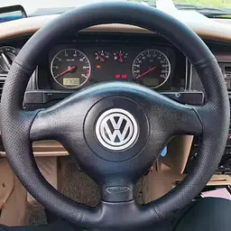 Чохол Обплетення Керма для Volkswagen Passat B5 / Golf 4 / Fabia I 1996-2005 Шкіра (Модельна Викрійка)