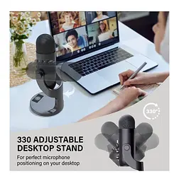 Професійний студійний конденсаторний мікрофон Jmary MCPW8 USB Black - мініатюра 15