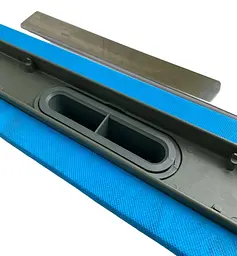 Душовий канал з горизонтальним фланцем Maxiflow Standart Line 60 см решітка Під плитку 4022.TY050K.060.1 - мініатюра 4