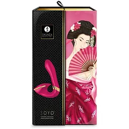 Вагінально-кліторальний вібратор Shunga Soyo Raspberry - мініатюра 7
