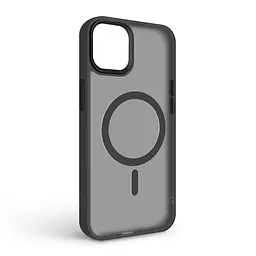 Чехол для Apple iPhone 15 Plus, Uniq MagCase, черный, противоударный, панель-накладка с MagSafe, ударопрочный TPU+PC, с магнитом MagSafe, поддержка полноценной беспроводной зарядки, ArmorStandart (ARM75268) - мініатюра 2