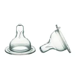 Соска силіконова Canpol babies EasyStart, повільний потік, 3+, для пляшечок з широким отвором, 2 шт. (21/730) - мініатюра 3