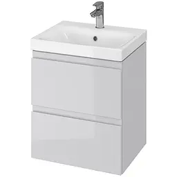 Тумба з умивальником Cersanit Moduo 50x40 сіра