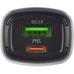 Автомобільний зарядний пристрій Borofone BZ14A PD20W + QC3.0 Type C to Type C 3A Чорний - мініатюра 2