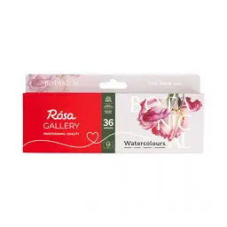 Акварельні фарби Rosa Gallery BOTANICAL, 36*1,6мл, півкювета, металевий пенал (4823098548102) - мініатюра 2