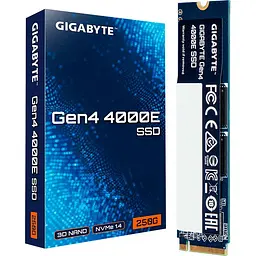 Накопичувач SSD Gigabyte m.2 NVMe 250GB 4000E PCIe 4.0 240 256 (G440E250G) - мініатюра 3