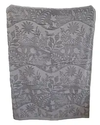 Простирадло махрове жакардове Parisa Home Premium 200х220 щільність 470 г/м2 темно-сіре - мініатюра 7