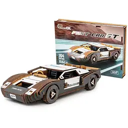 Дерев’яний 3D конструктор Fast car Gt PuzzleOk Puz-26916 164 деталі