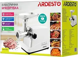 М'ясорубка MGA-2300J, White/Silver, 1750Вт ARDESTO teh0024132 - мініатюра 9