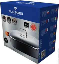 Гусятниця Blaumann BL-1090 Black Diamond 4,1 л - мініатюра 2