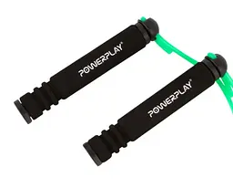 Скакалка PowerPlay 4205 Classic Plus Jump Rope Зелена 2,7 м (PP_4205_Green) - мініатюра 3
