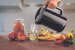 Електрочайник Gorenje 1.7 л подвійні стінки LED дисплей Strix контроль чорний kuh0015391 - мініатюра 6