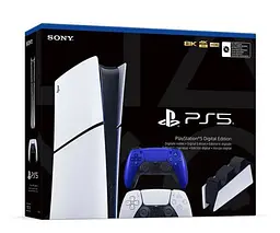 Ігрова консоль Sony PlayStation 5 Slim Digital Edition + DualSense Cobalt Blue + Charging Station - мініатюра 6