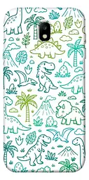 TPU чохол Demsky Dino pattern для Samsung J730 Galaxy J7 (2017)