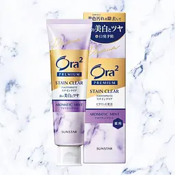 Відбілююча зубна паста SUNSTAR Ora2 Premium Aroma Mint (духмяна м'ята), 100 г - мініатюра 3