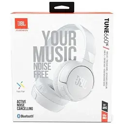Навушники бездротові JBL Tune 660 NC (JBLT660NCWHT) білі - мініатюра 5