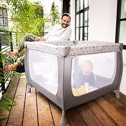 Дитячий манеж Hauck Sleep N Play SQ Nordic Grey (60649-0) - мініатюра 11