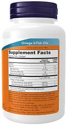 Риб'ячий жир Омега 3 Now Foods Ultra Omega-3 500 EPA/250 DHA 180 капсул - мініатюра 2